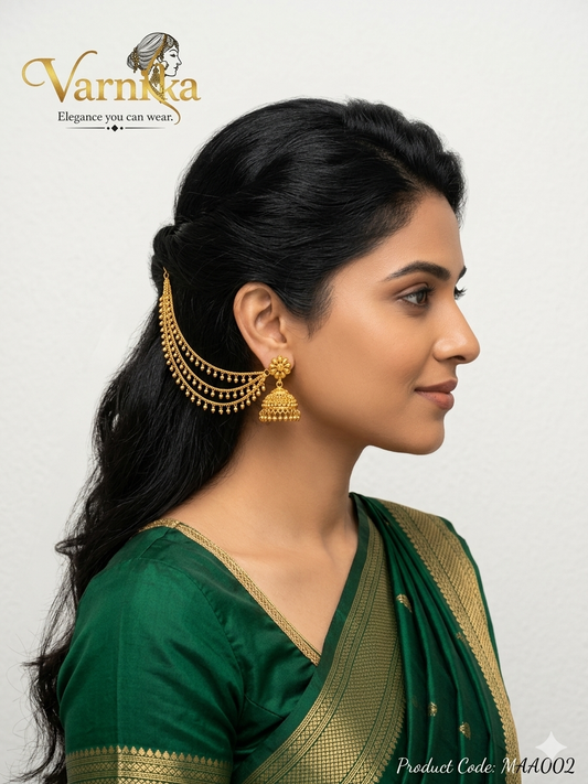 Aura Triple-Tiered Gold Maati - MAA002