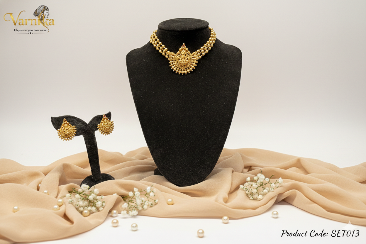 The Lakshmi Guttapusalu Choker Set - SET013