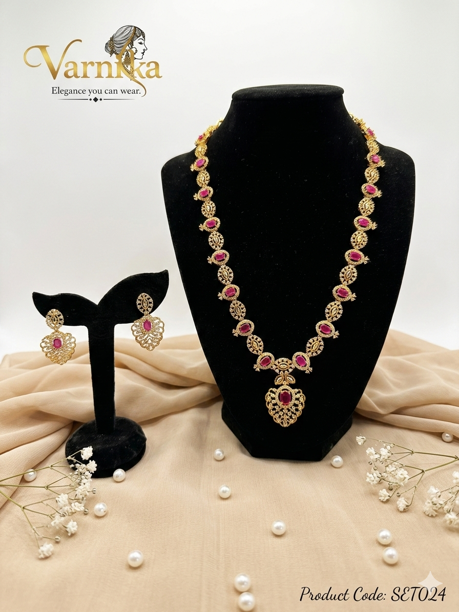 The Royal Crimson Filigree Set - SET024