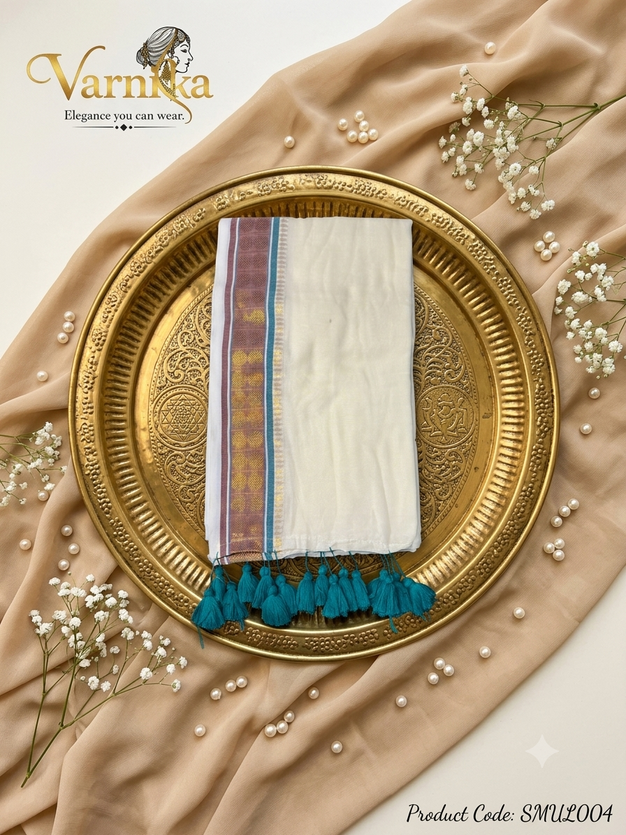 SMUL004 - Aura Zari Mul Cotton Saree