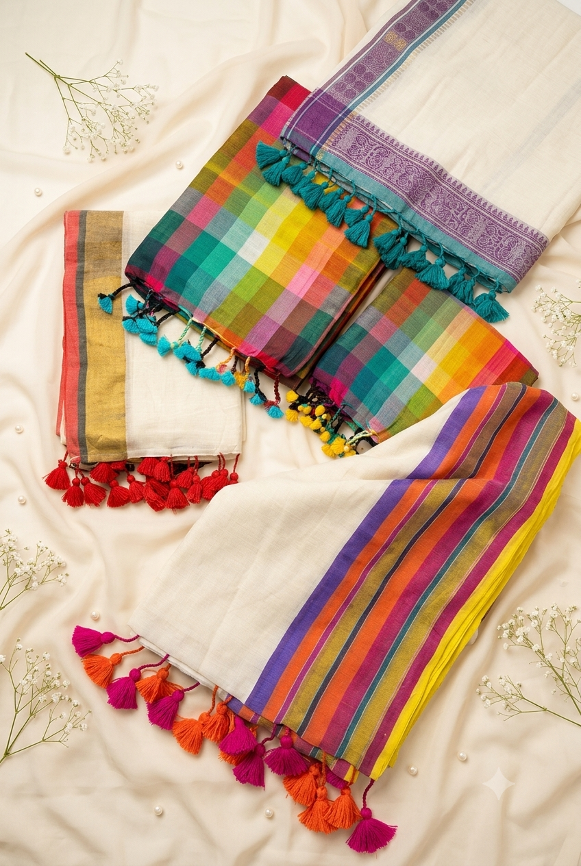 Mul Cotton Sarees