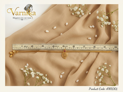 The Aadya Heritage Anklets - ANK001