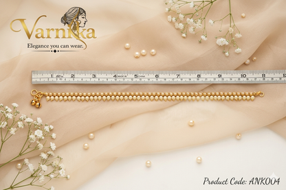 Elegant Guttapusalu Style Anklets - ANK004