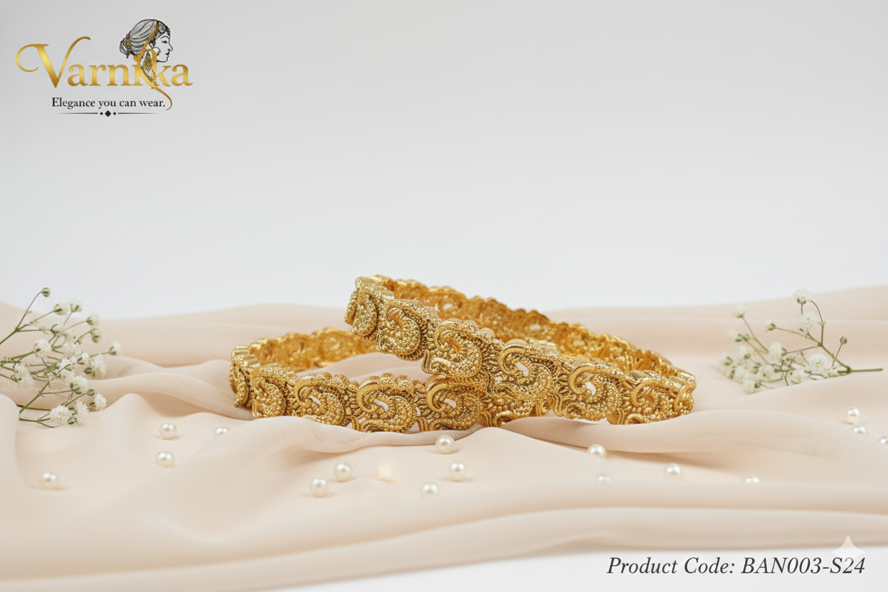 Aurelian Scroll Bangles - BAN003