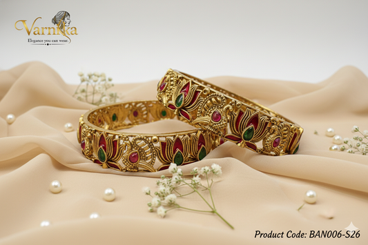 The Mayura-Padma Kada Set - BAN006