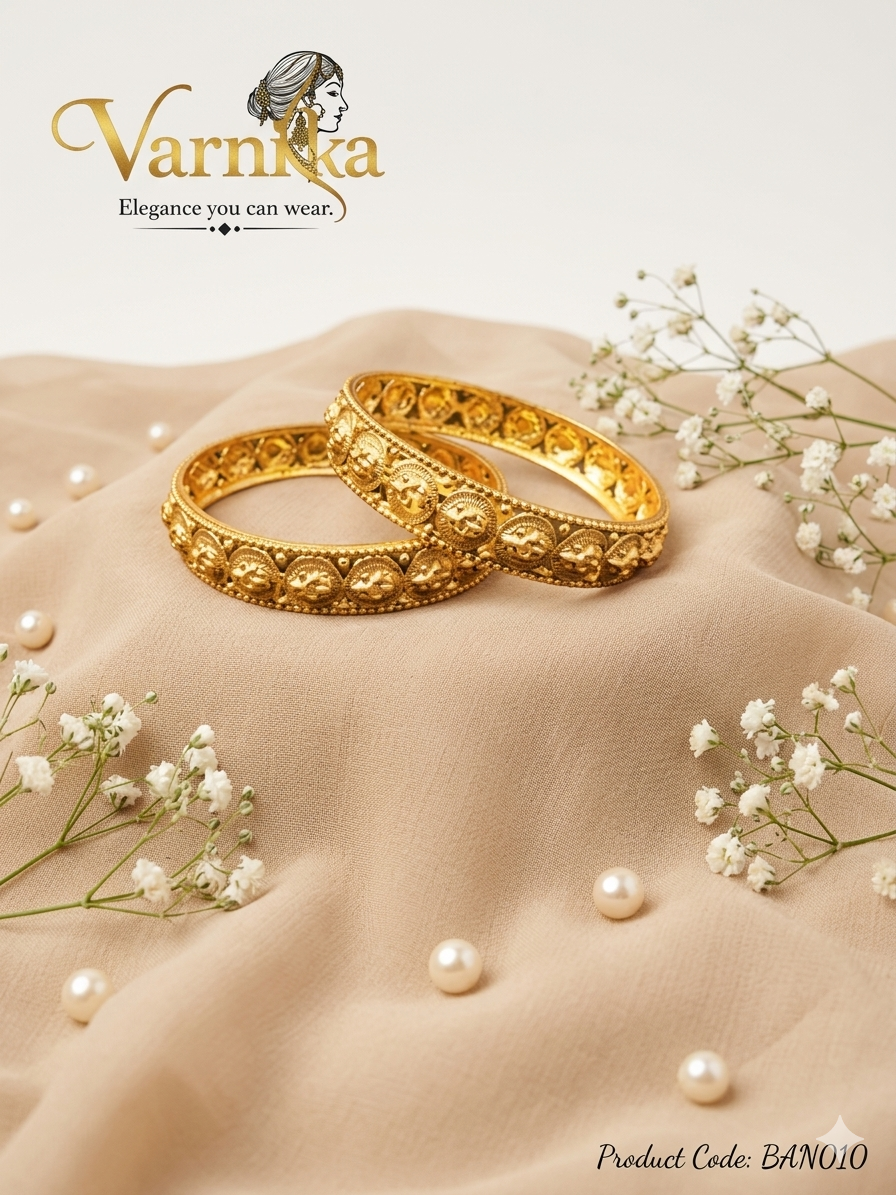Traditional Lakshmi Coin Bangles - BAN010