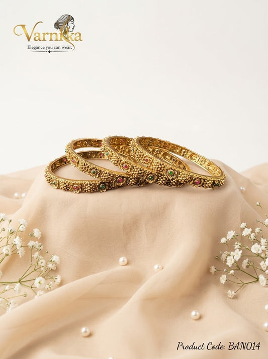 BAN014 - Aahana Floral Kemp Bangles
