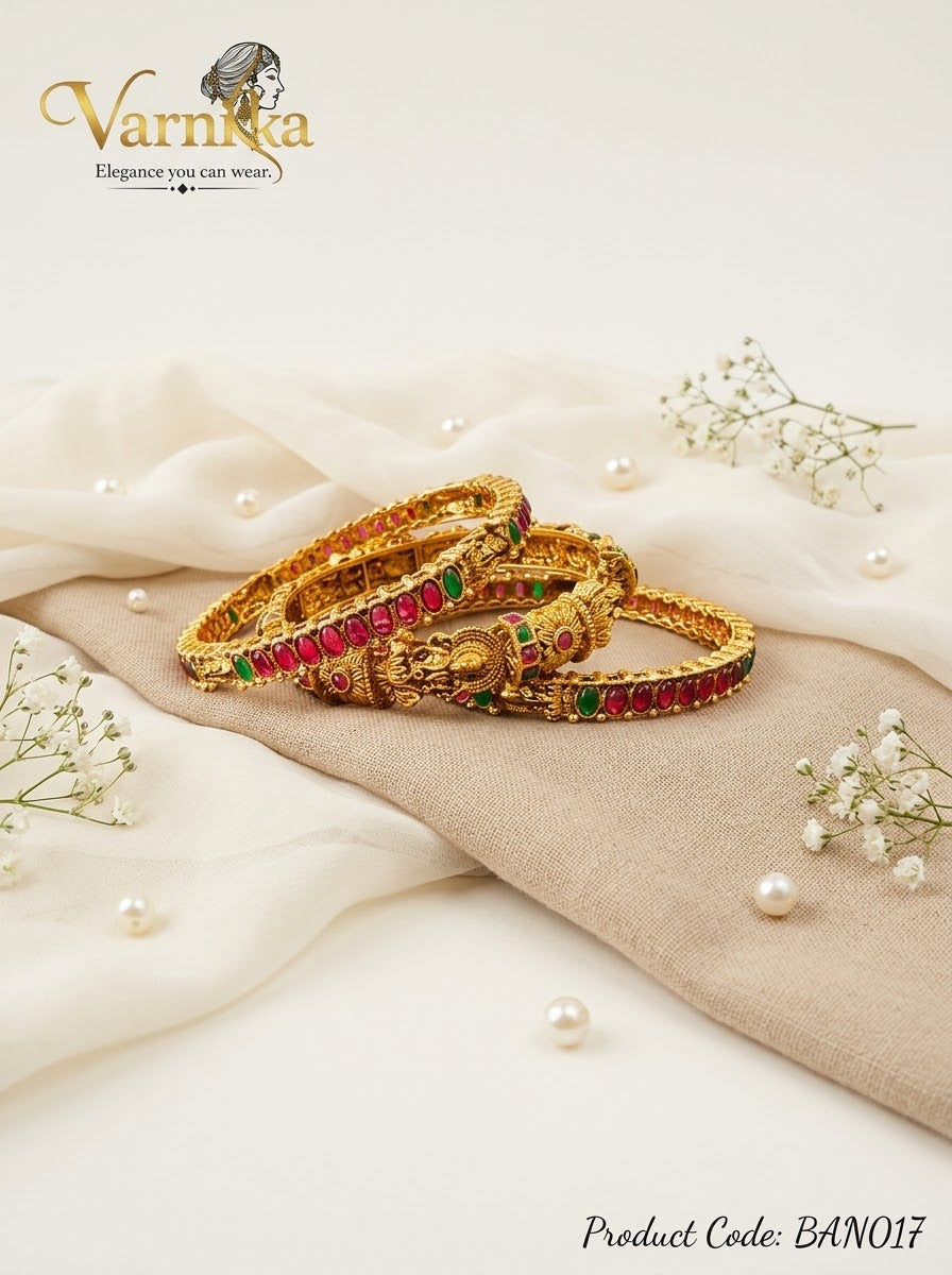 BAN017 -  The Heritage Kemp Antique Kada Bangles
