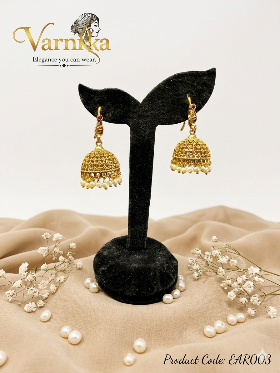 The Swarna Pearl Jhumka - EAR003