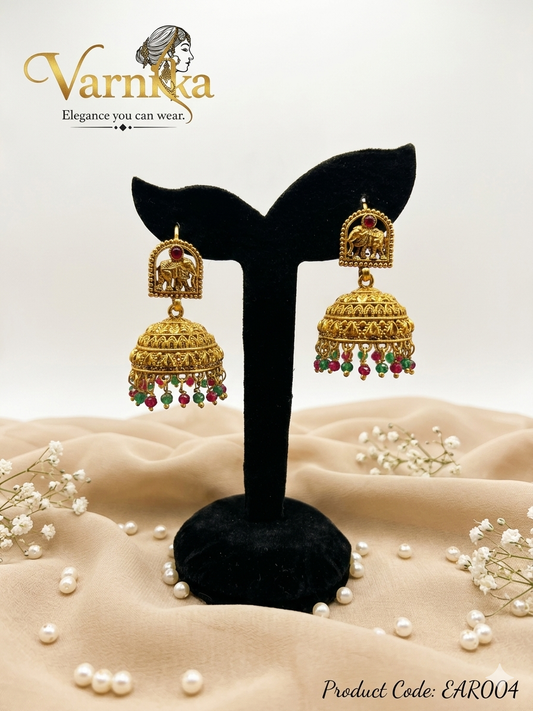 Gaja-Laxmi Heritage Jhumkas - EAR004