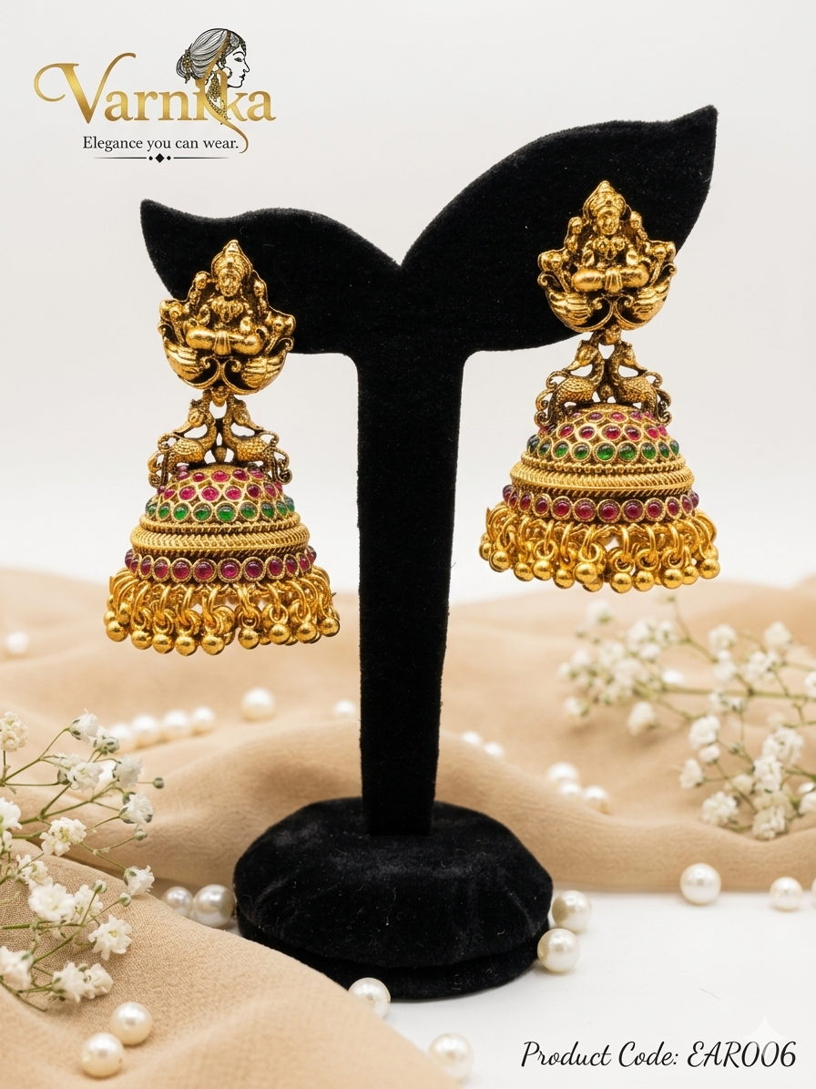 The Lakshmi Vilas Jhumkas - EAR006