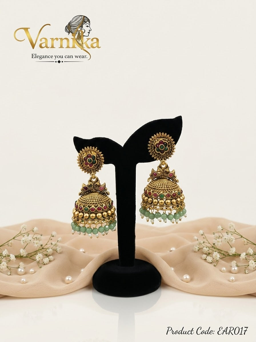 EAR017 - The Aastha Antique Jhumkas