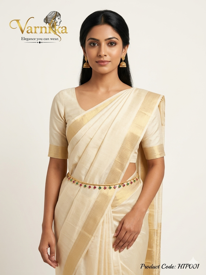 The Nakshatra Enamel Hip Chain - HIP001