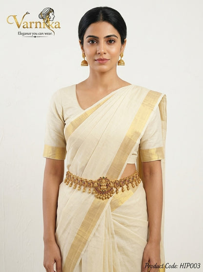HIP003 - Vaidehi Antique Lakshmi Temple Hip Chain