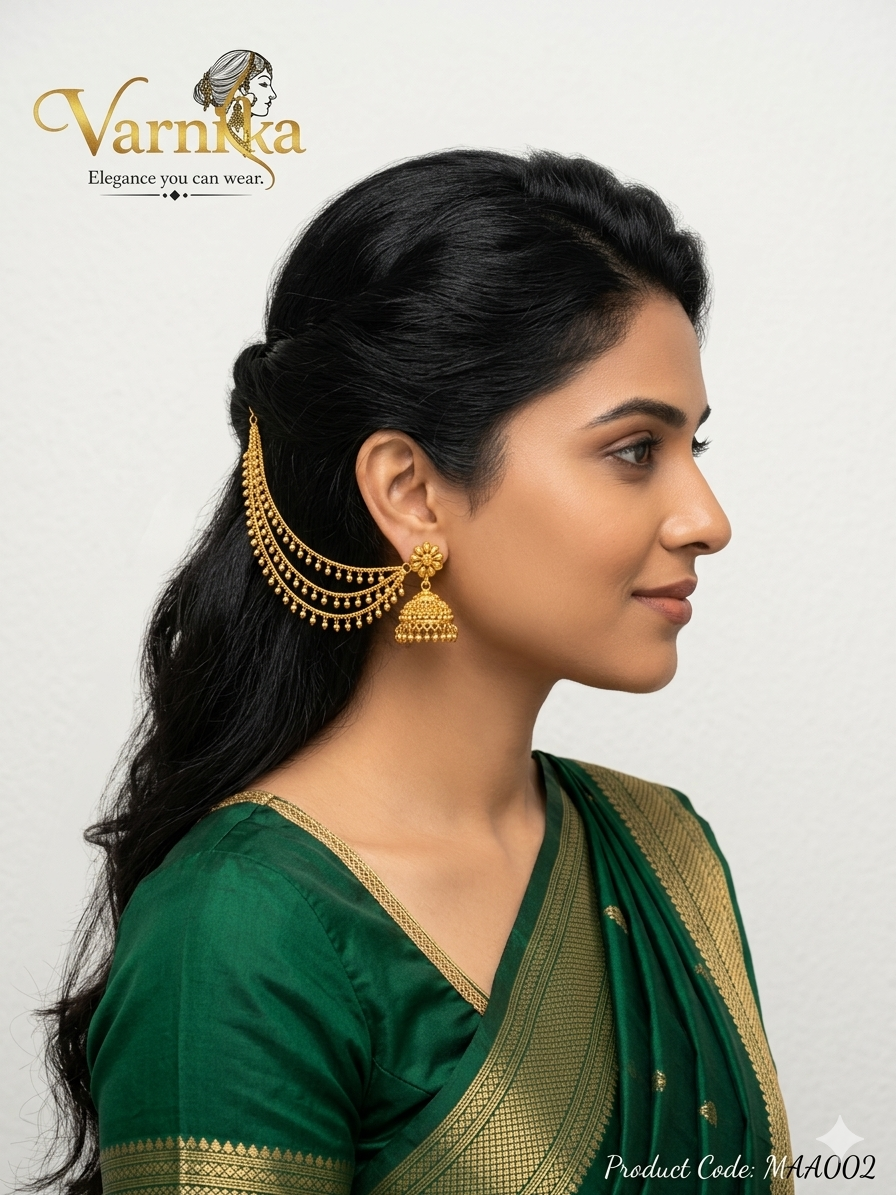 Aura Triple-Tiered Gold Maati - MAA002