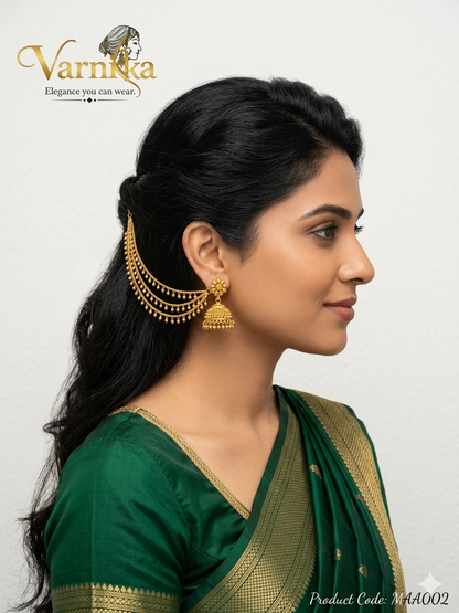 Aura Triple-Tiered Gold Maati - MAA002