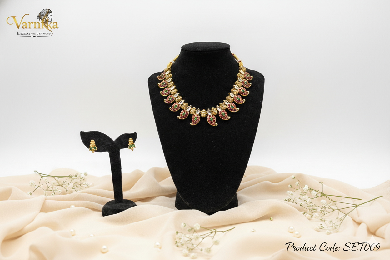 The Lakshmi Mango Mala Set - SET009