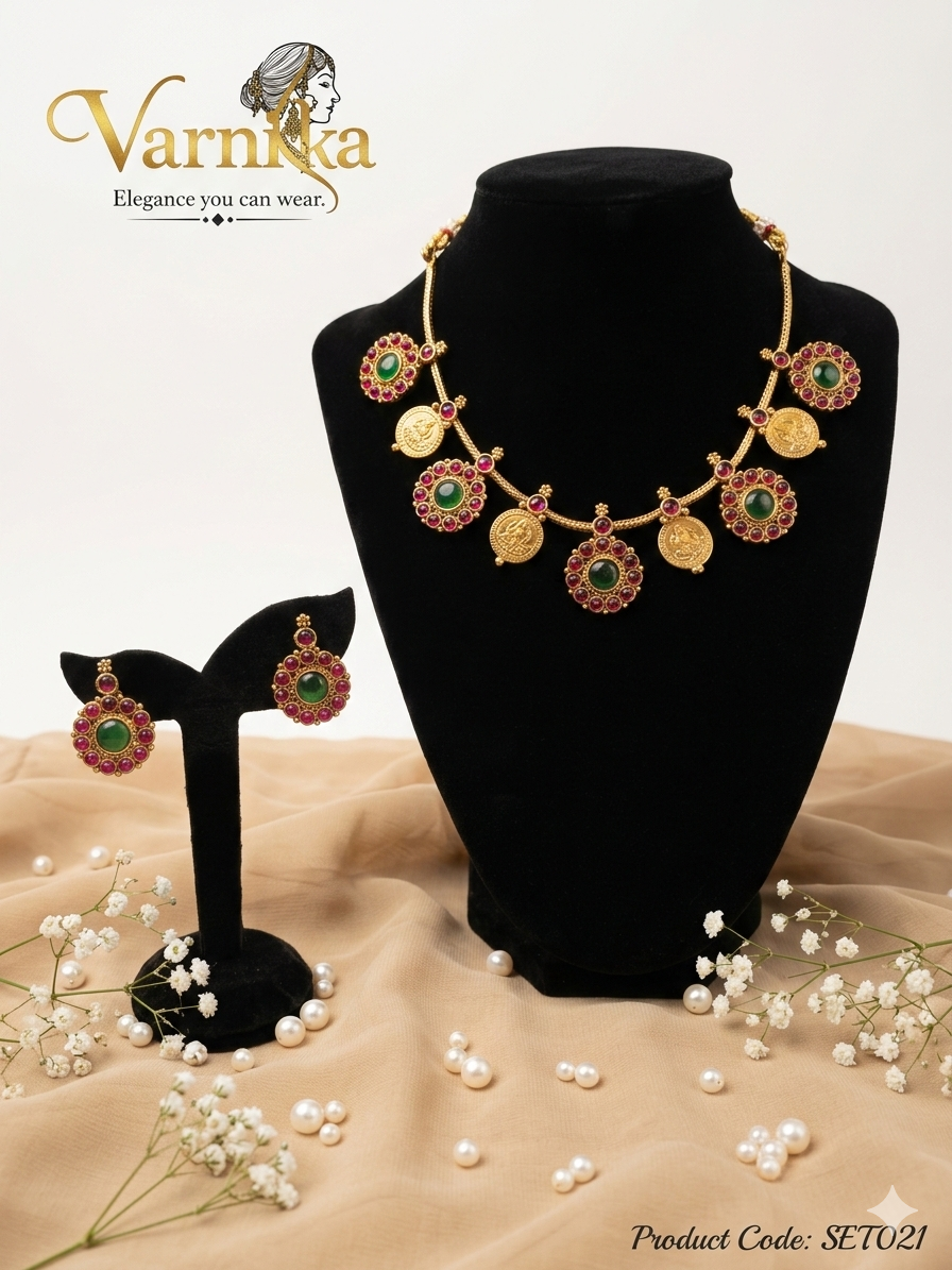 The Lakshmi Coin & Kemp Stone Heritage Set - SET021