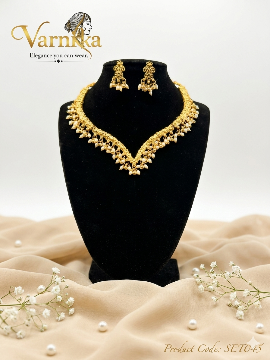 Regal V-Contour Heritage Short Necklace Set - SET045