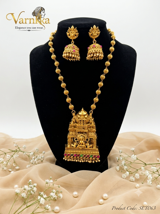 SET063 - The Gopuram Heritage Long Necklace Set