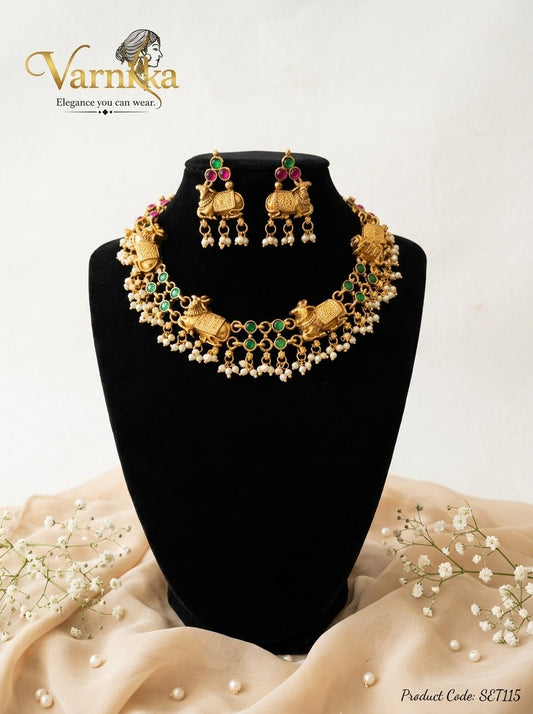 SET115 - The Kamadhenu Heritage Choker Set