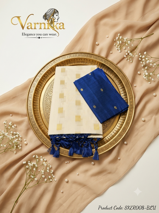 SKER008 - The Charvi Checkered Set Saree